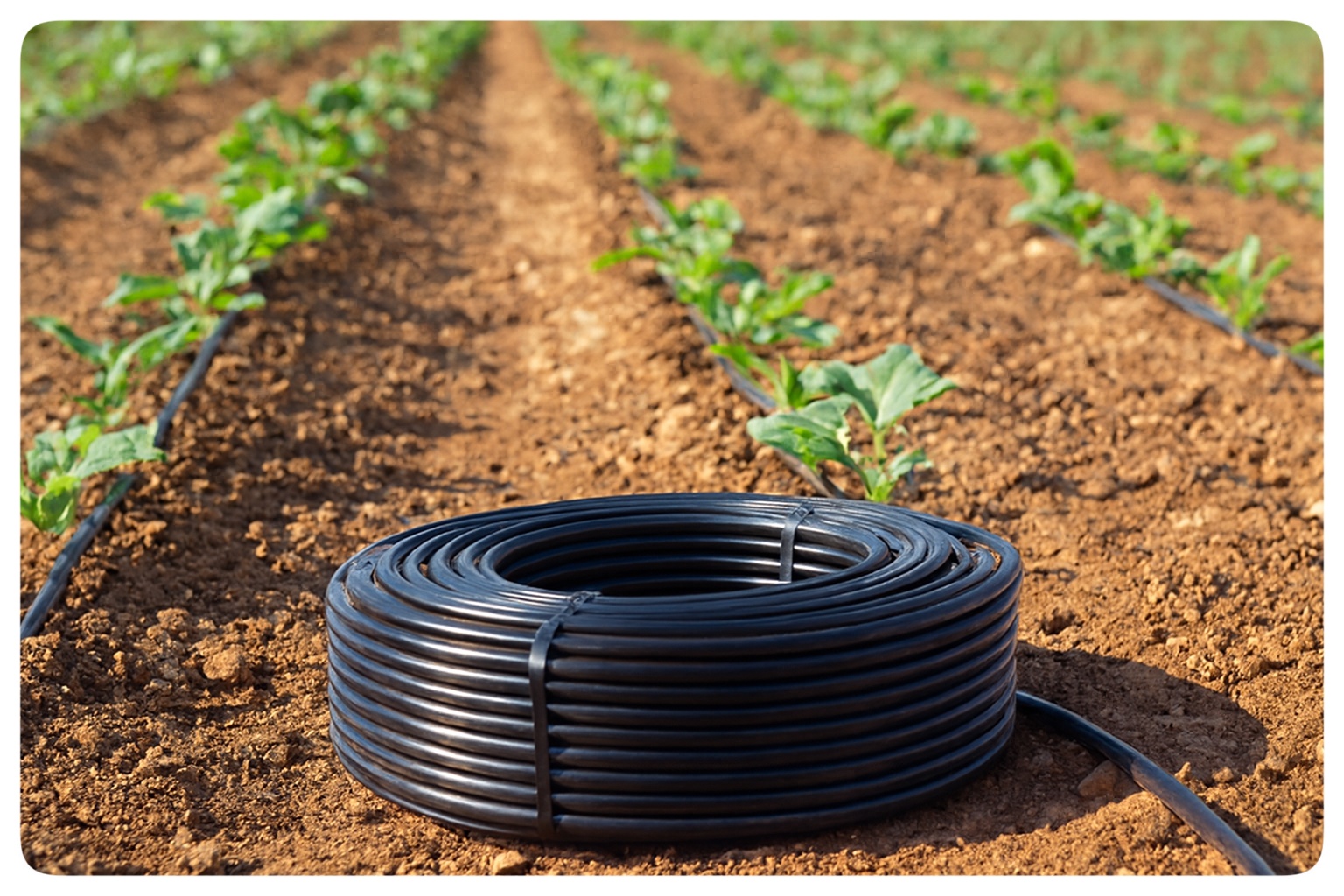 لوله آبیاری ۱۶ میلیمتر قطره ای