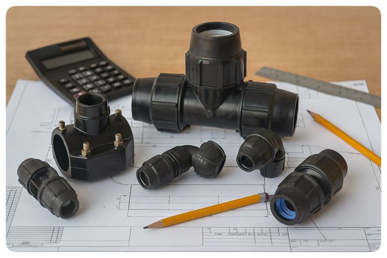 مزایا اتصالات پیچی پلی اتیلن