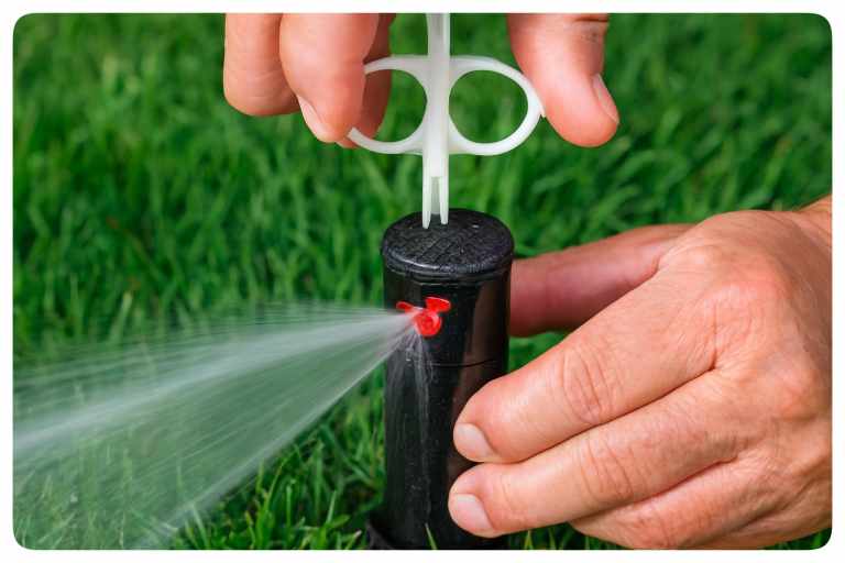 نصب آبپاش مخفی شونده