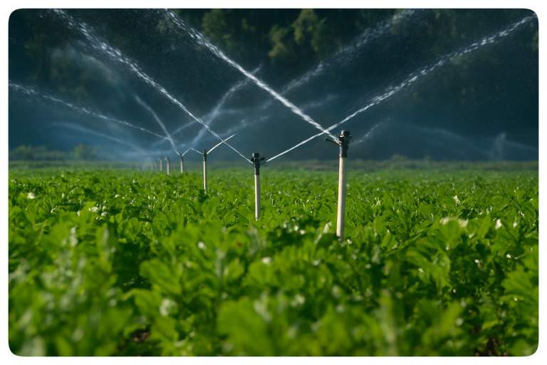 کاربرد آبپاش آبیاری