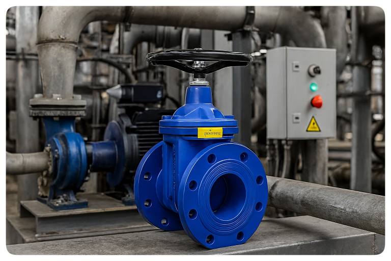 خرید شیر فلکه چدنی زبانه فلزی