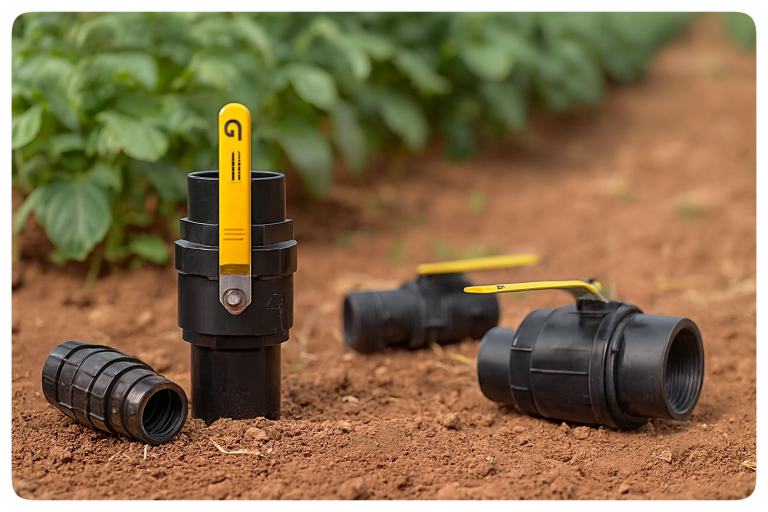 شیر پلیمری دسته فلزی