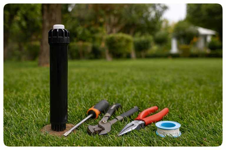 انواع آبپاش مخفی شونده