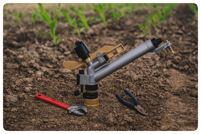 انواع آبپاش فلزی