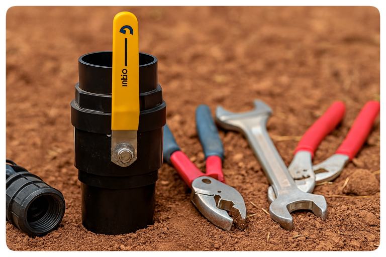 شیر پلیمری دسته فلزی