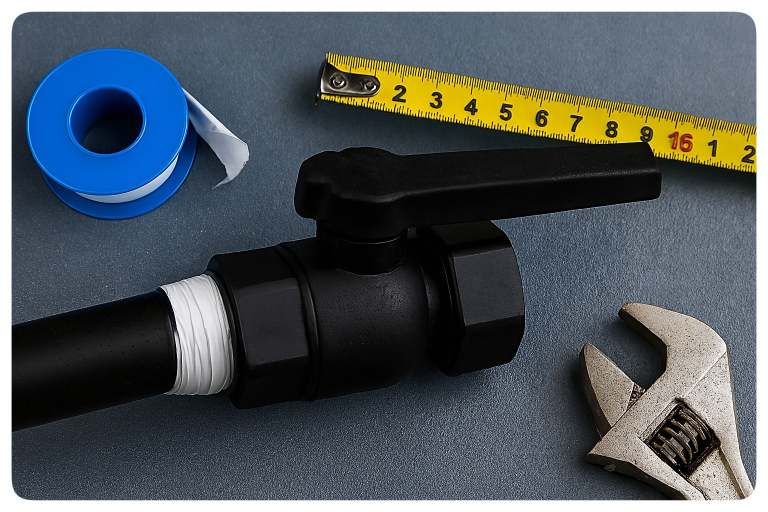 نحوه نصب شیر پلیمری دسته پلاستیکی