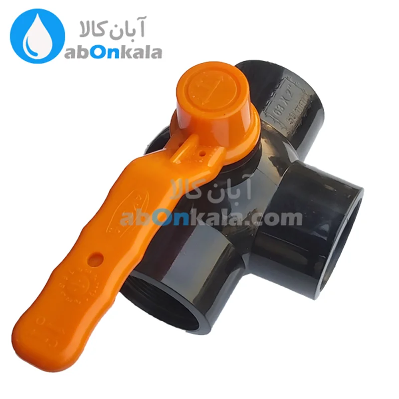 شیر پلیمری سه طرفه دسته پلاستیکی