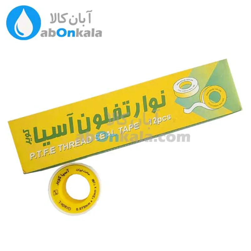 نوار تفلن آسیا کویر بسته 12 عددی